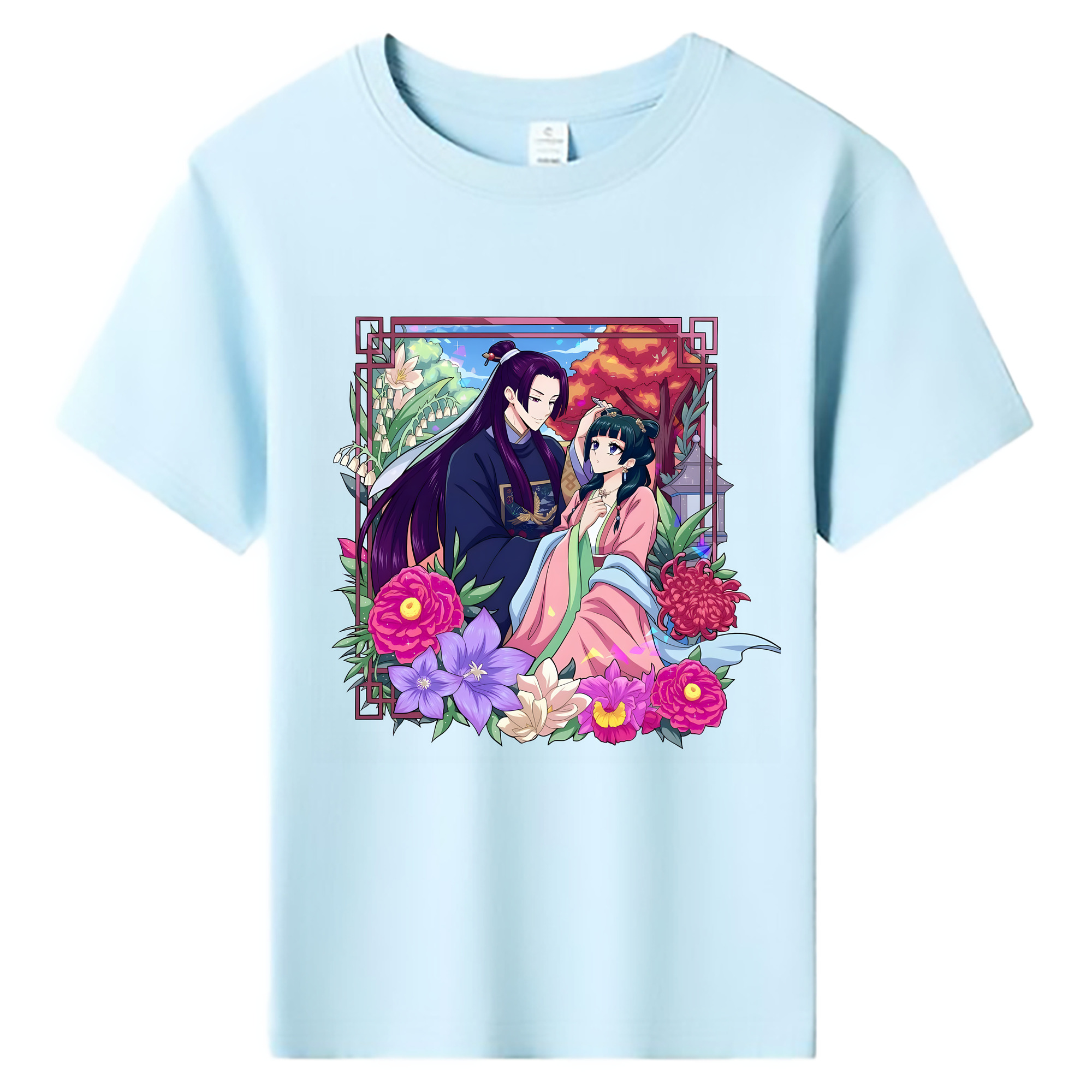 （画像用） 薬屋のひとりごと The Apothecary Diaries 綿100％キッズTシャツ（フロントプリント）